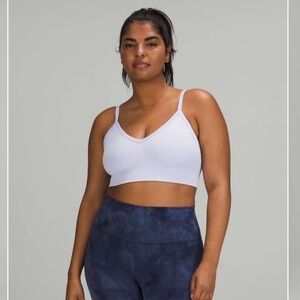 Lululemon Ebb to Street Sports Bra C/D Cup - Light Blue/Purple - Size 8